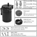 300ml Baffled Oil Catch Can Kit with 3/8" NBR Fuel Line Bundle with 2pcs/Pack 10mm Non Return One Way Check Valve
