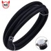 10FT 6AN Nylon Stainless Steel Braided PTFE E85 Fuel Line Bundle with 2pcs PTFE Fuel Hose End