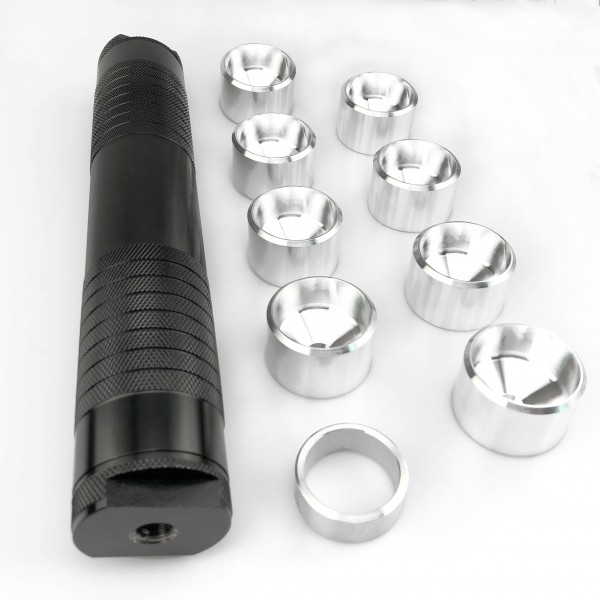 11.5 inch solvent trap, 1/2-28, 223, 2 OD, 1.83 ID